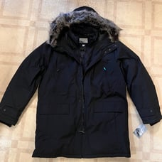 New Men’s Black London Fog Parka