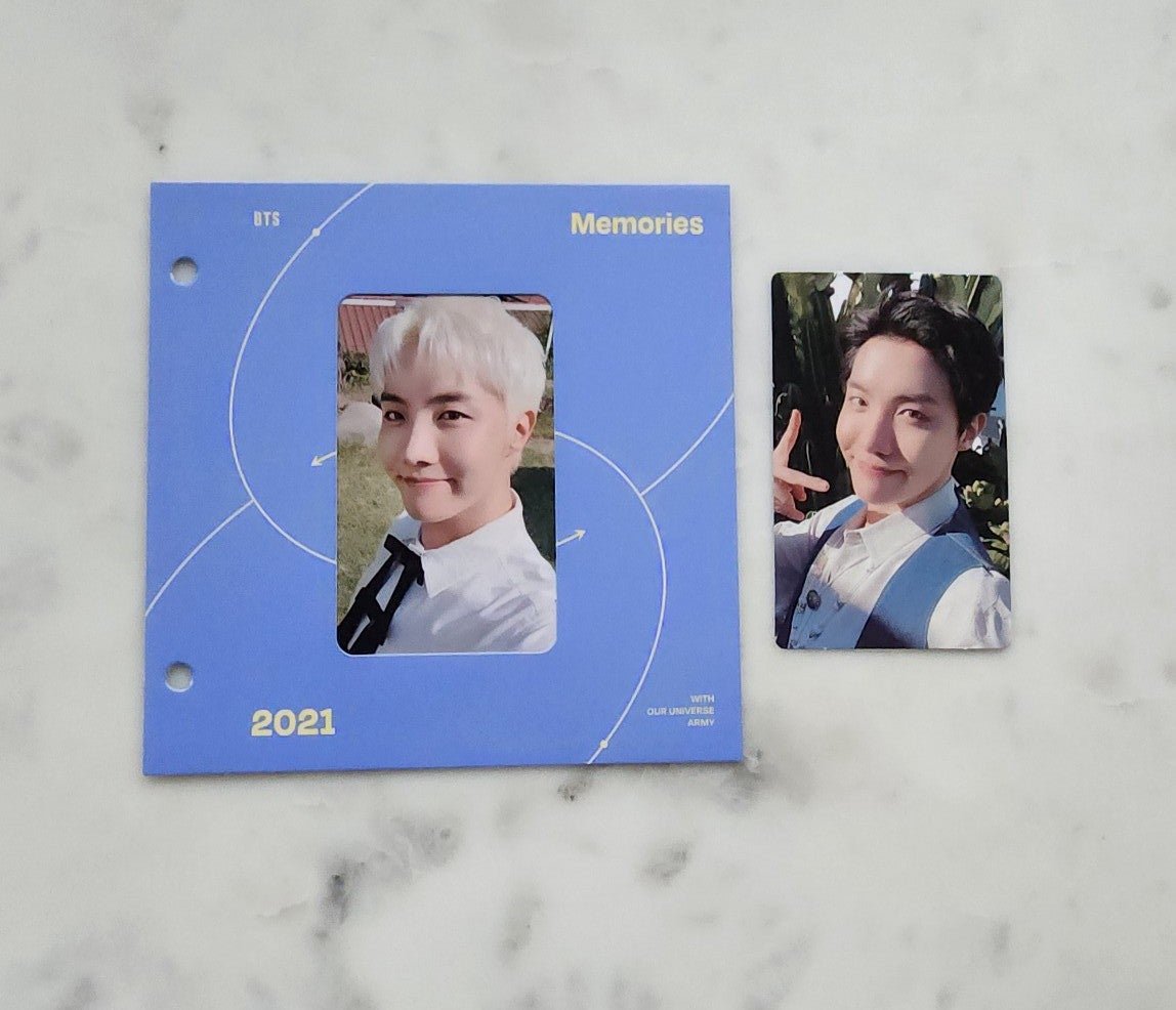 BTS-OFFICIAL MEMORIES OF 2021 DVD PHOTO CARD J-HOPE | eBay