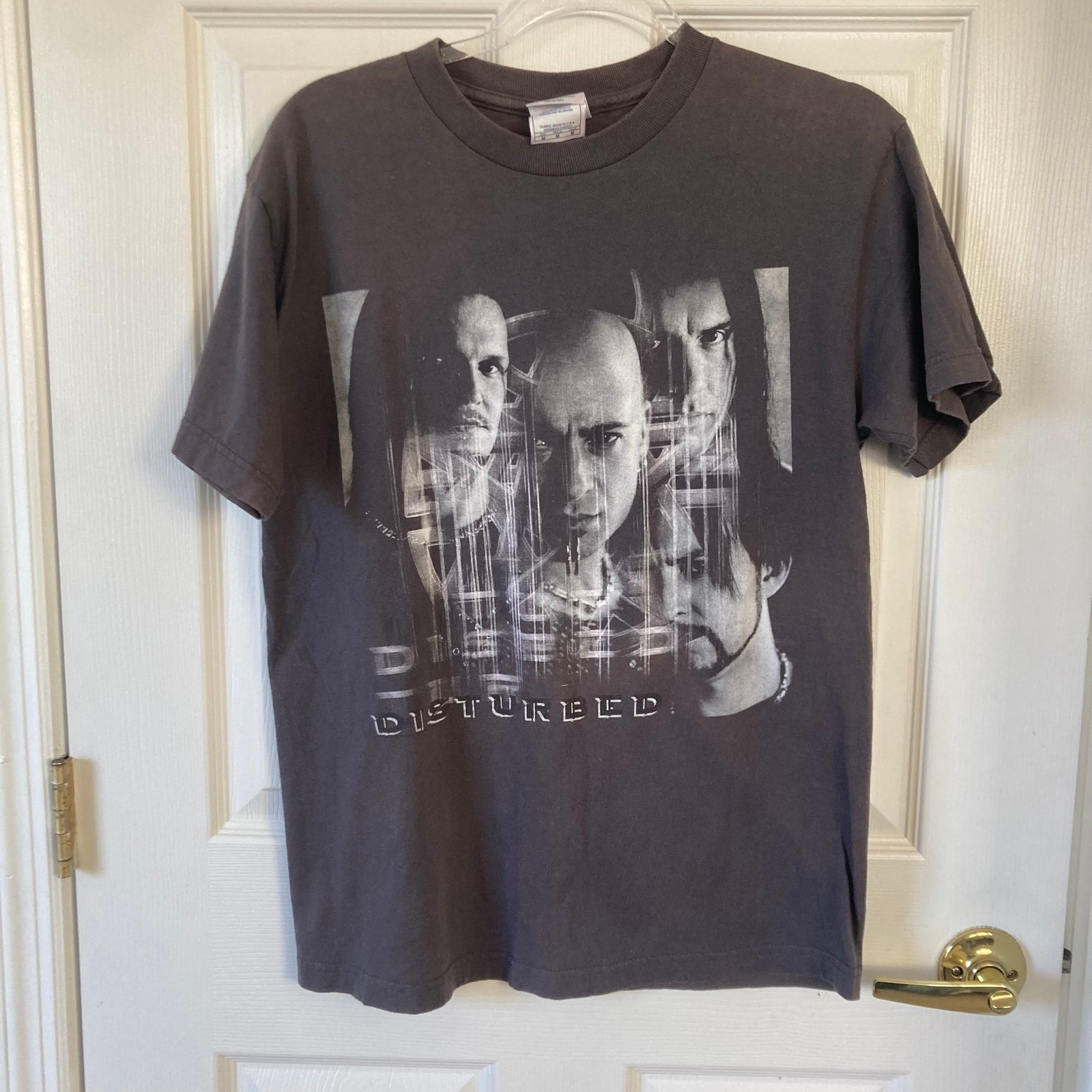 VINTAGE Y2K DISTURBED 2002 tour shirt size MEDIUM