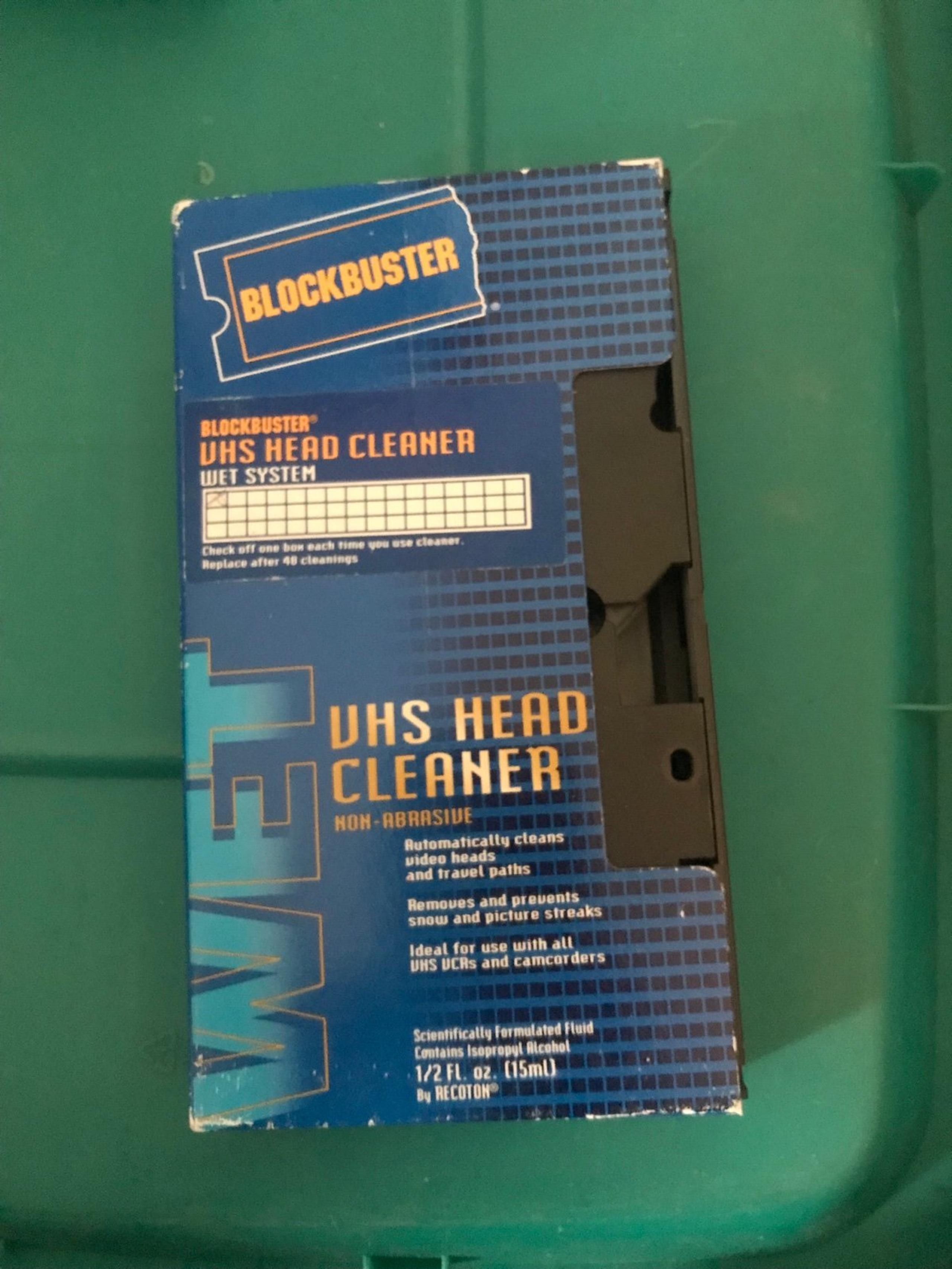 Blockbuster VHS Head Cleaner