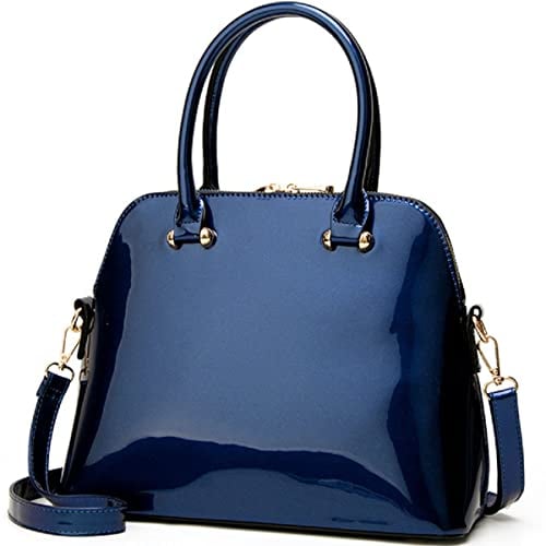 London Portman Women’S Compact Textured Ziptop Satchel Satchel