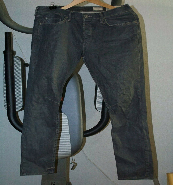 Mens All Saints Camino Cigarette Skinny Fit stretch jean 32W