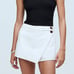 Madewell Denim Wrap Mini Skort White Size 33 NWT
