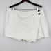 Madewell Denim Wrap Mini Skort White Size 33 NWT