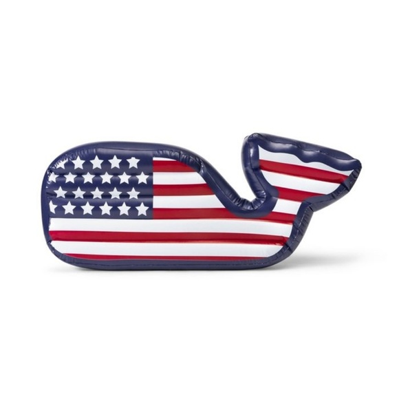 Vineyard Vines Inflatable USA Whale Pool Float