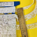 Vtg LOT White Floral Heart Scalloped Lace Trim Edge Hem for Wedding Dress Gown