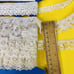 Vtg LOT White Floral Heart Scalloped Lace Trim Edge Hem for Wedding Dress Gown