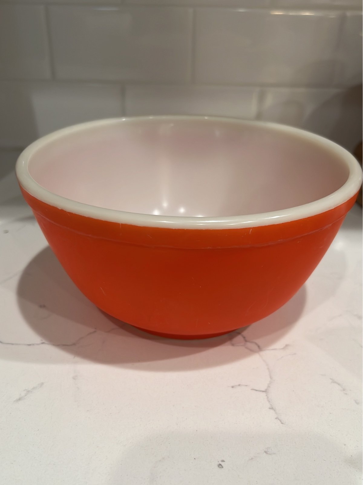 Pyrex Vintage Orange Bowl