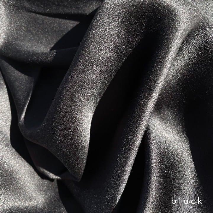 100% Silk Pillowcase, Grade A Mulberry Silk, Standard Size - BLACK COLOR