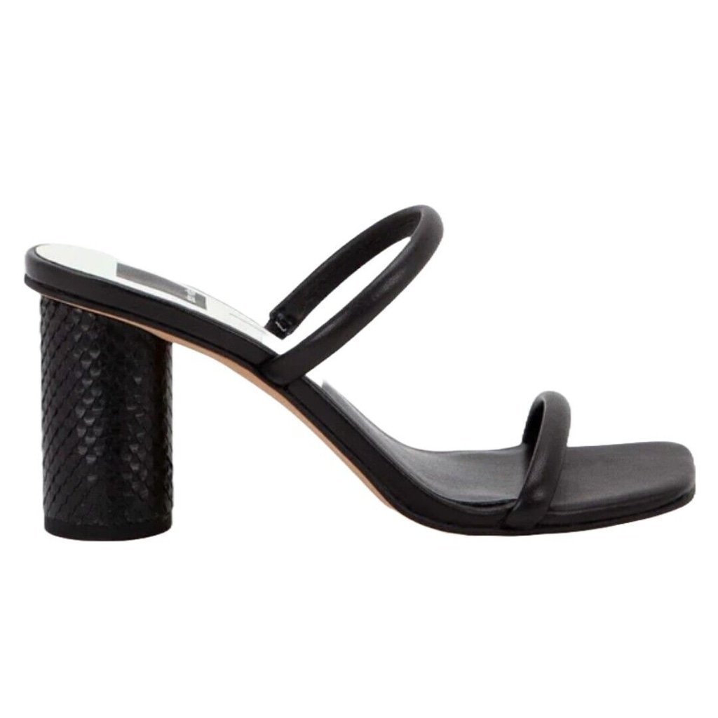 Dolce Vita NEW Haltsy Strappy Heels Black Size 5.5 90s Y2K Cocktail Minimalist