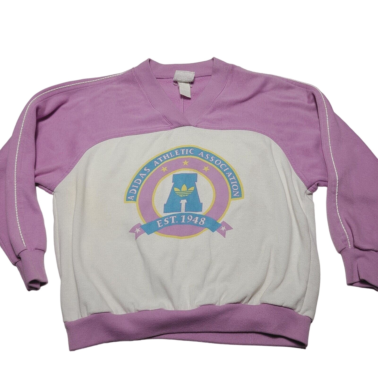 Vintage Adidas Athletic Association Women’s Crewneck Sweatshirt 80's Size Medium
