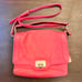 Cole haan pink perforated leather satchel