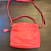 Cole haan pink perforated leather satchel