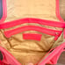 Cole haan pink perforated leather satchel