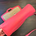 Cole haan pink perforated leather satchel