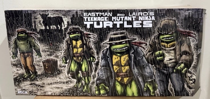 NECA  2025 TMNT Mirage Figure Gangster Turtles 7" Figure 4Pk Haulathon