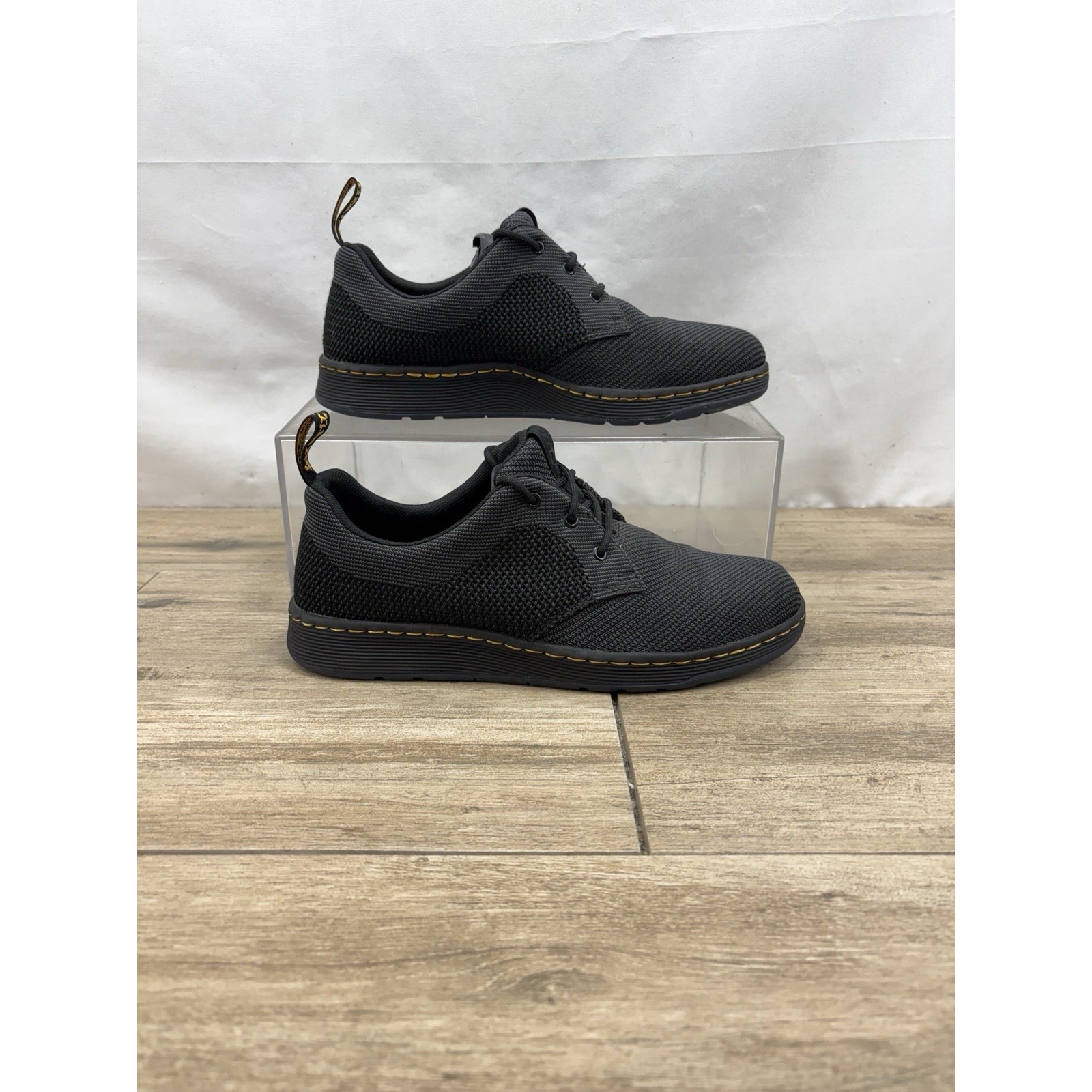 Dr. Martens Casual airwair Lite Shoes Black Mens 8 Women's 9 Lace Up Vegan