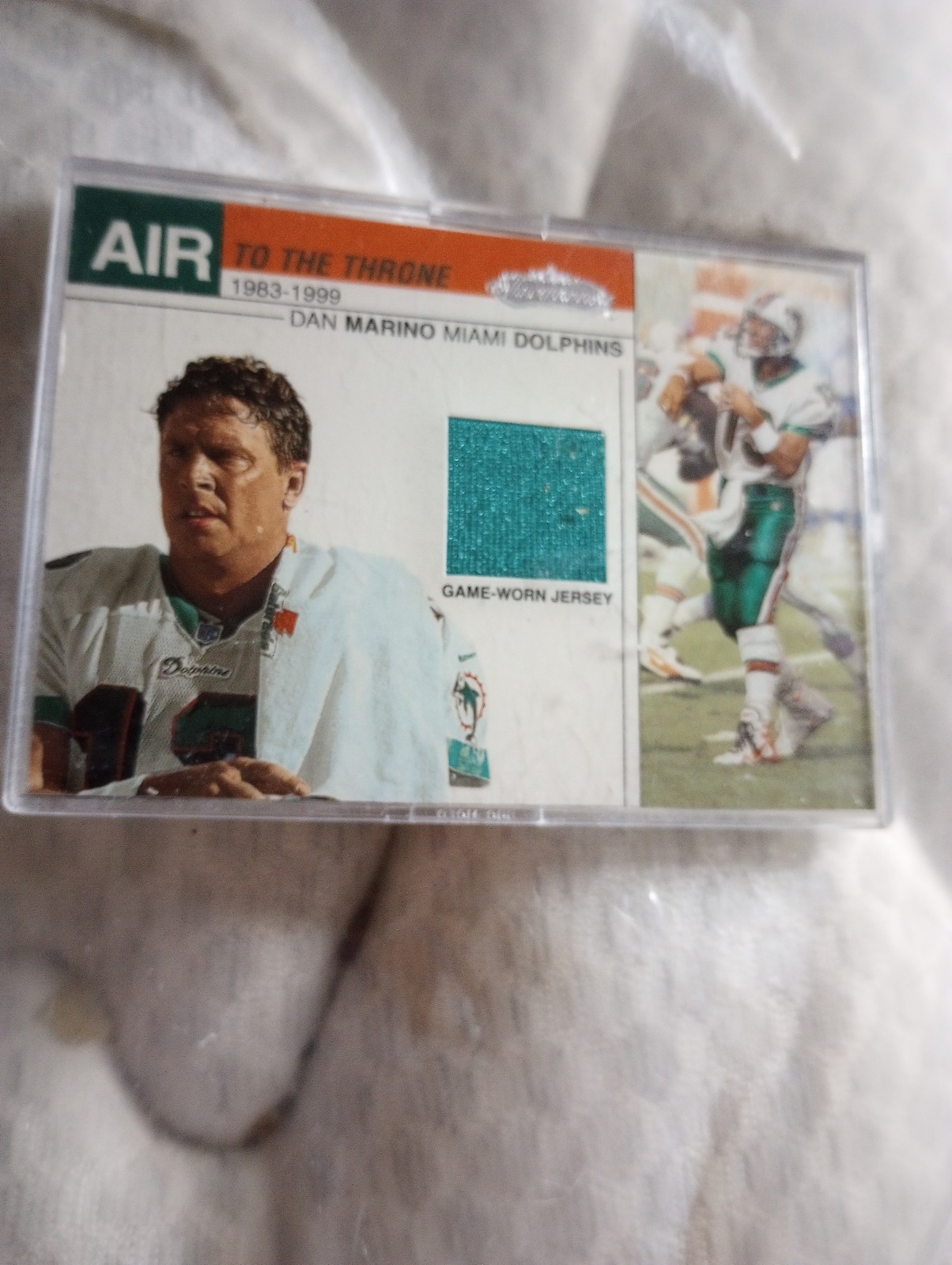 2002 game 1 Jersey Dan Marino card