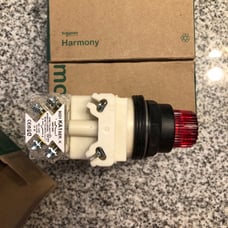 Harmony 9001SK LED Red Projecting Push Button 30mm Spring Return 120V