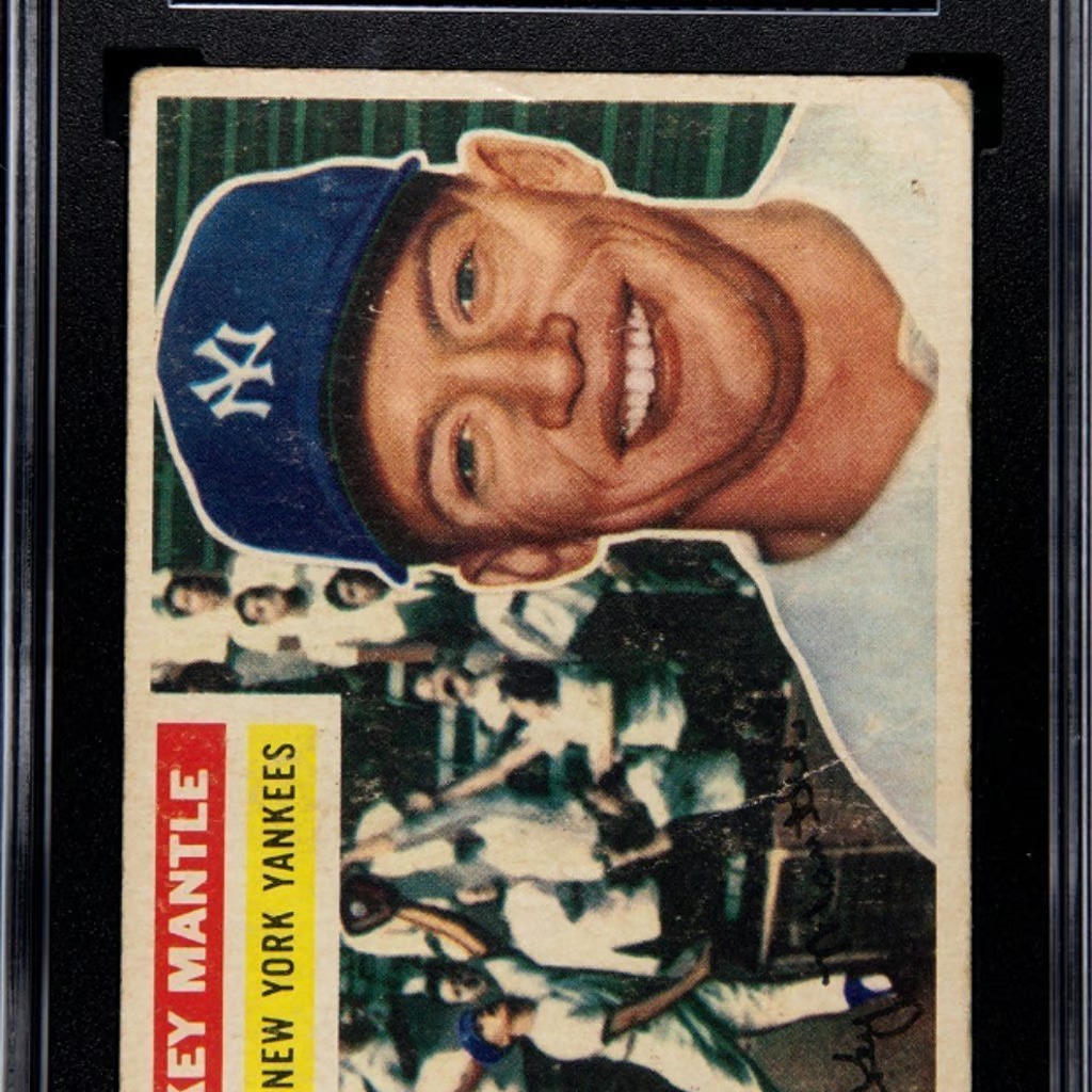1956 Topps Mickey Mantle #135 SGC 1.5 Fair New York Yankees HOF