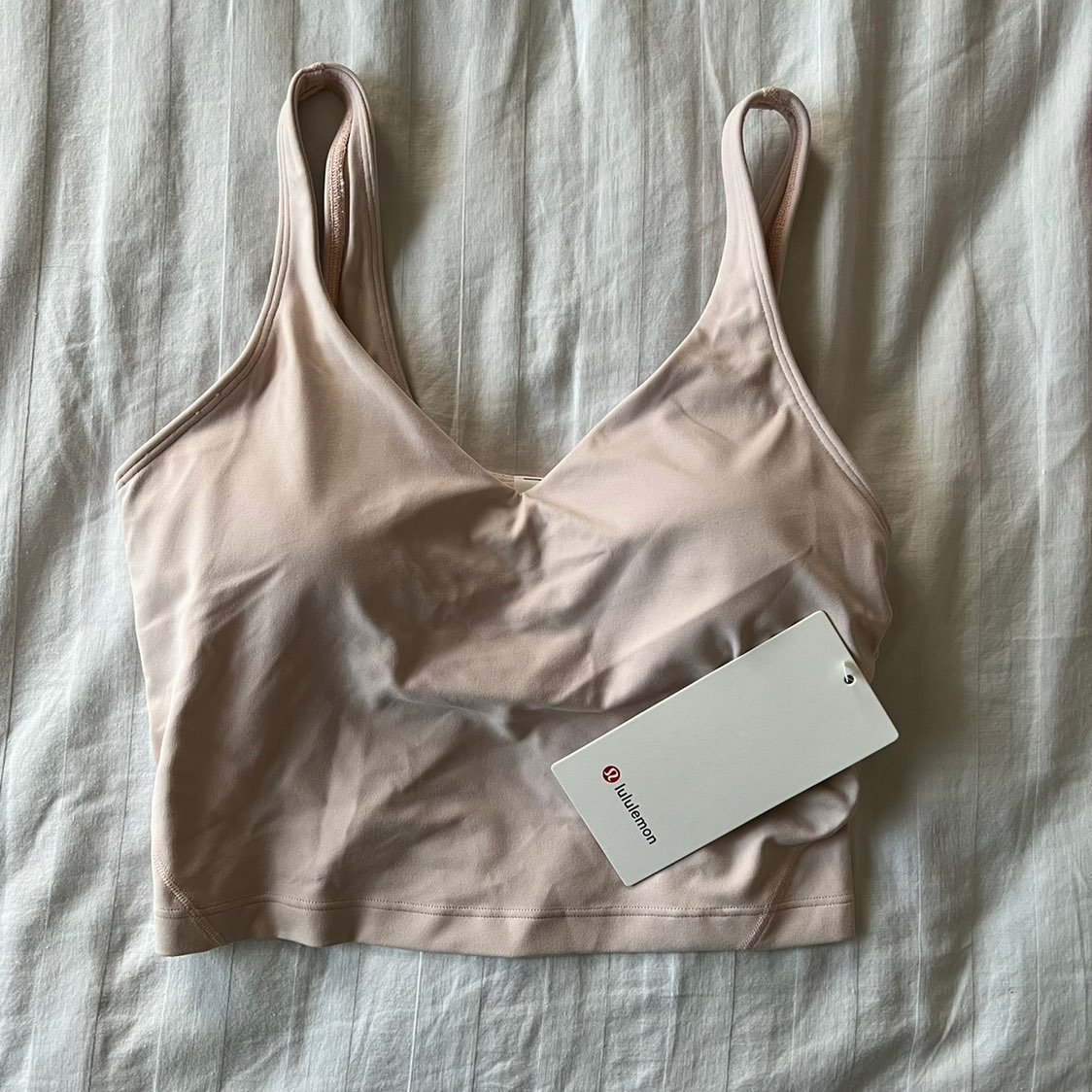 Lululemon Align Tank feather pink size 6