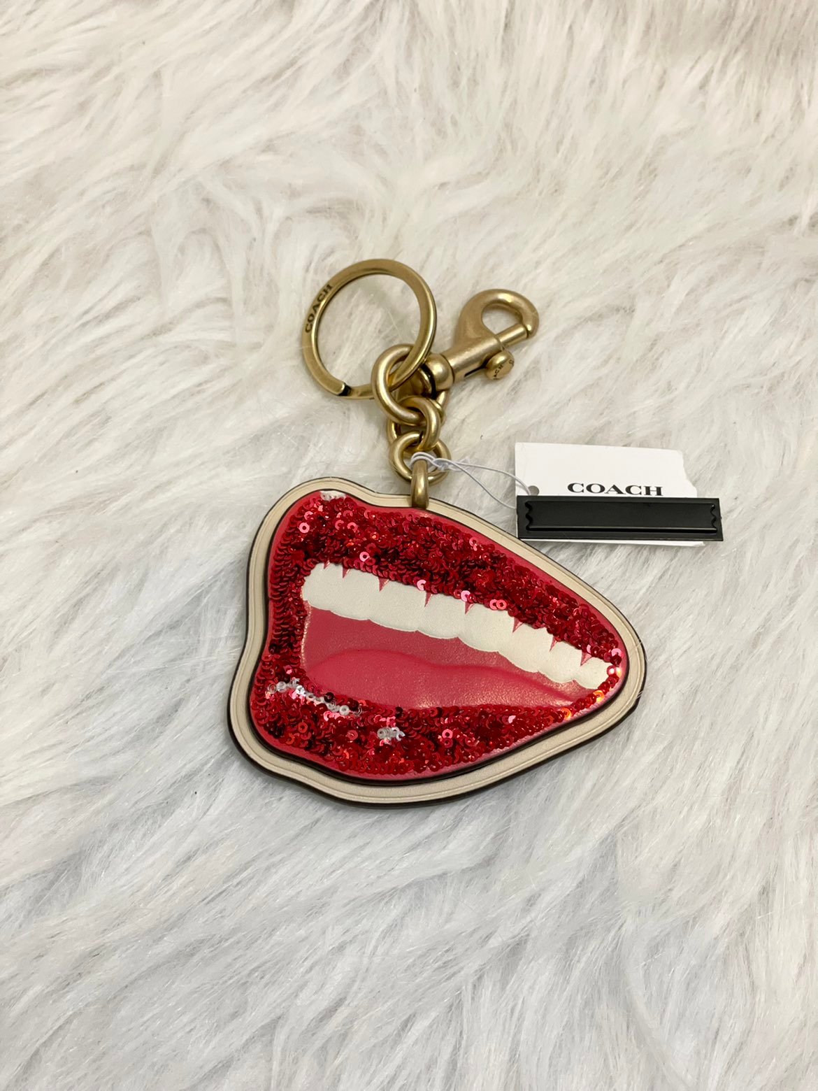 Coach X Tom Wesselmann Lips Bag Charm