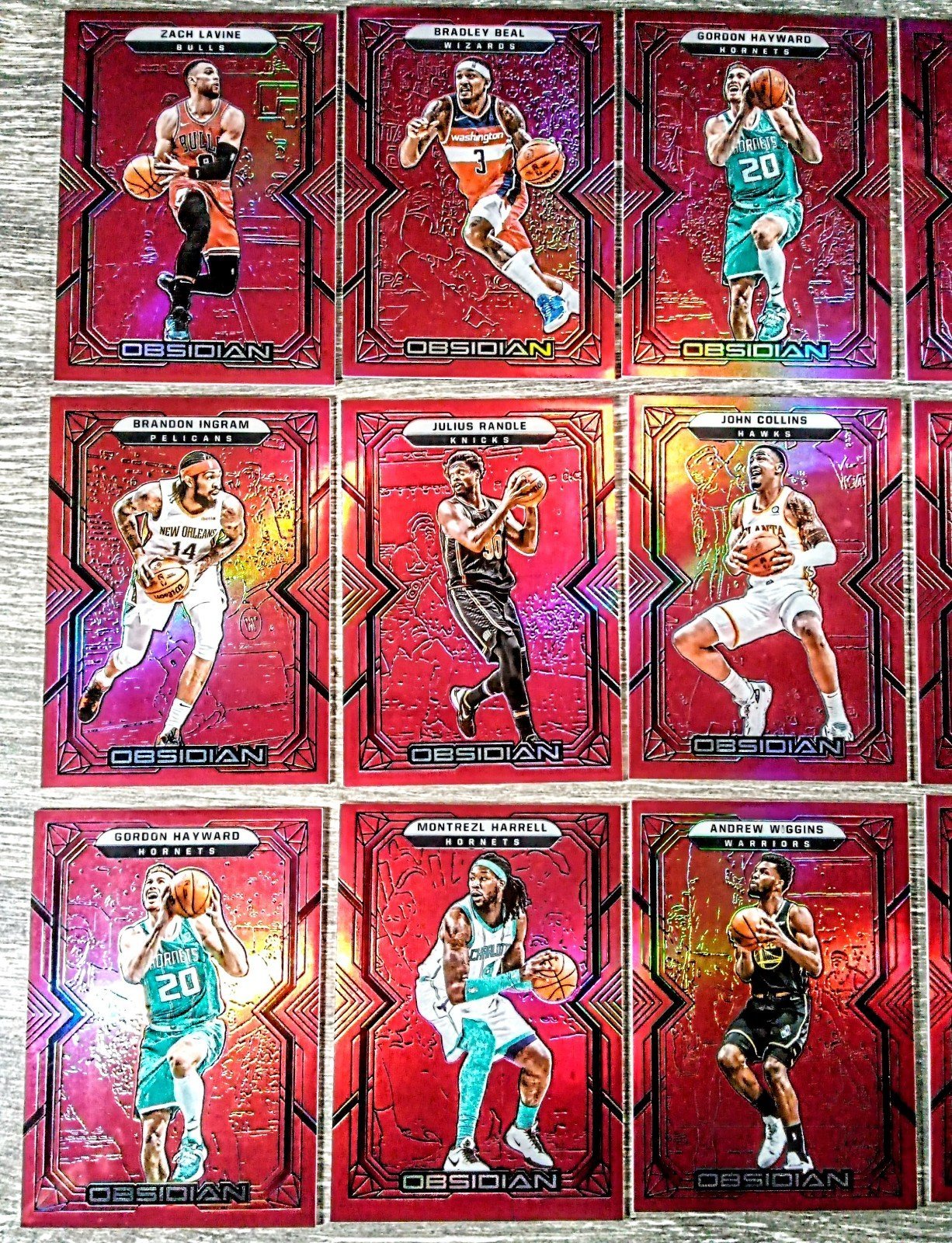 2021-2022 Obsidian basketball lot of 12