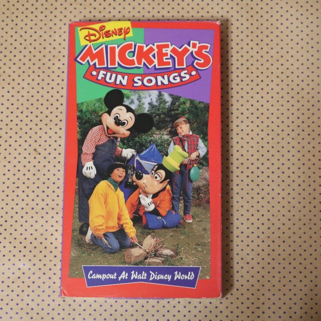 Mickey's Fun Songs Campout at Walt Disney World VHS