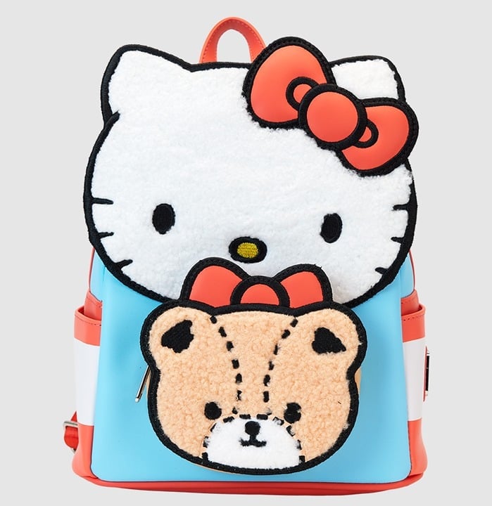 Sanrio Hello Kitty & Tiny Chum Bear Sherpa Mini Backpack