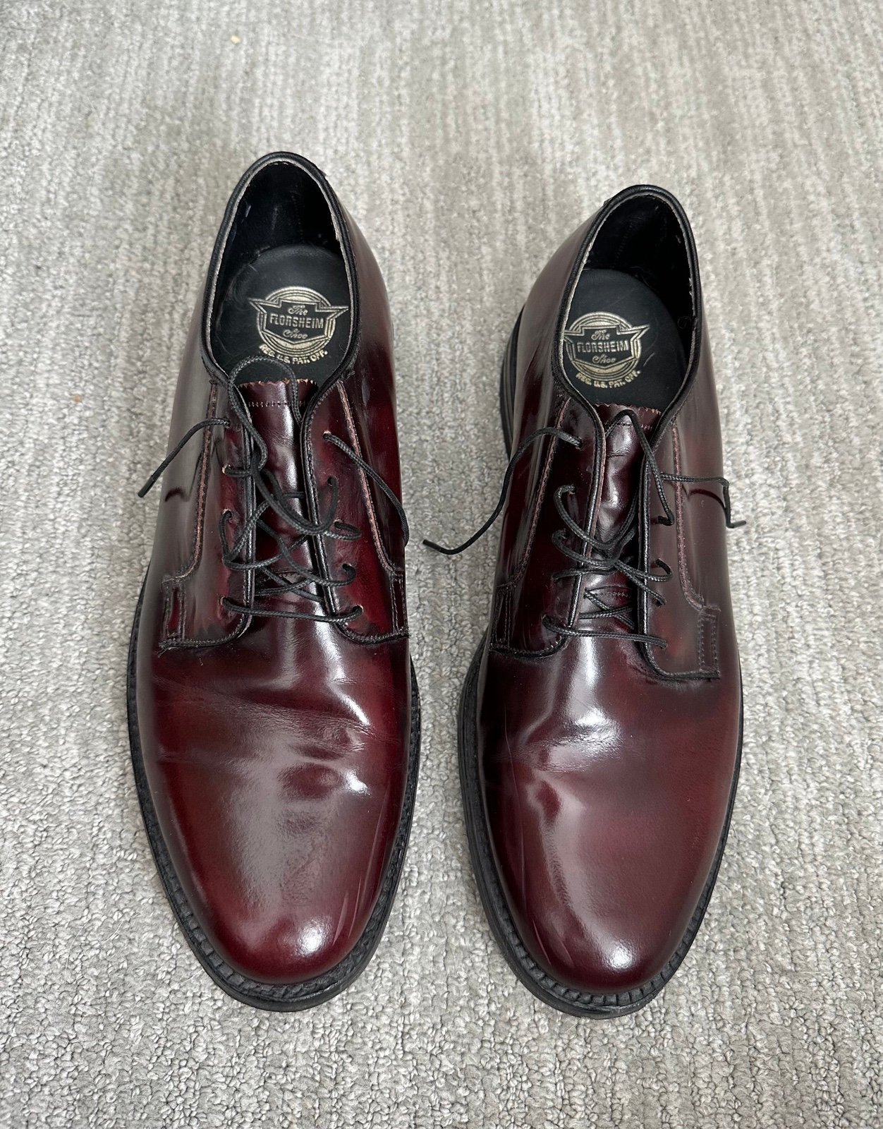 Vintage Leather Oxford Dress Shoes