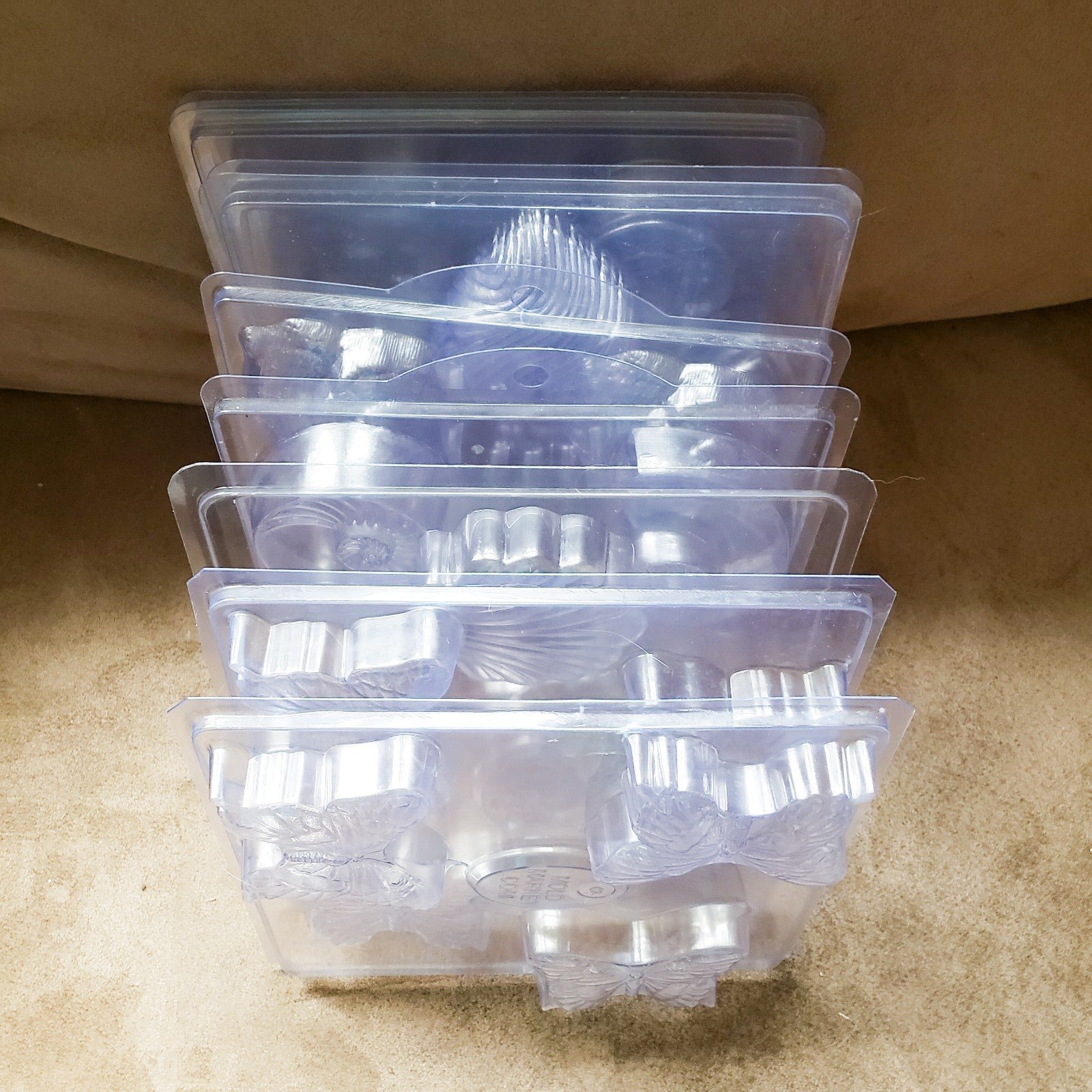 9 Various Molds, Soap Making, Candle Making, Crafts
