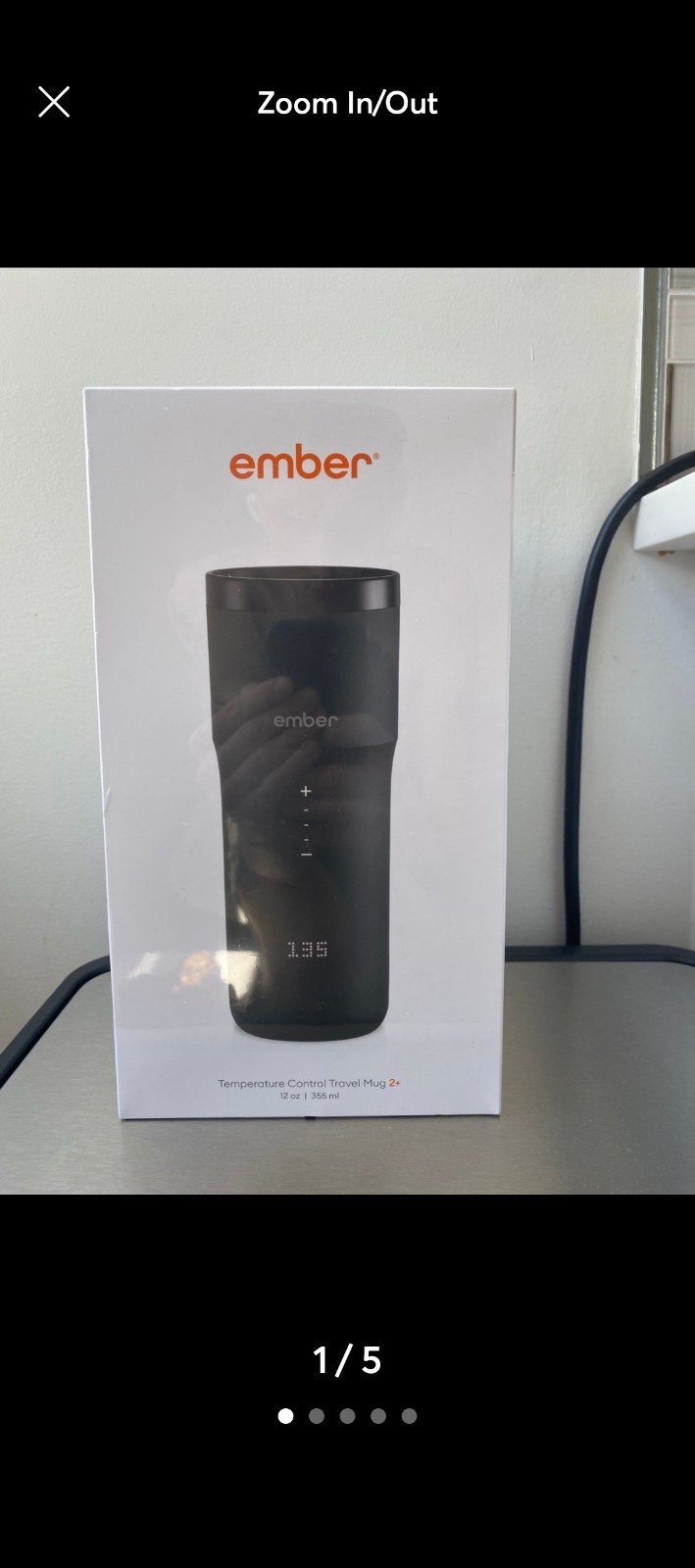 Ember Temperature Control Travel Mug Brand New! Retail Price 199