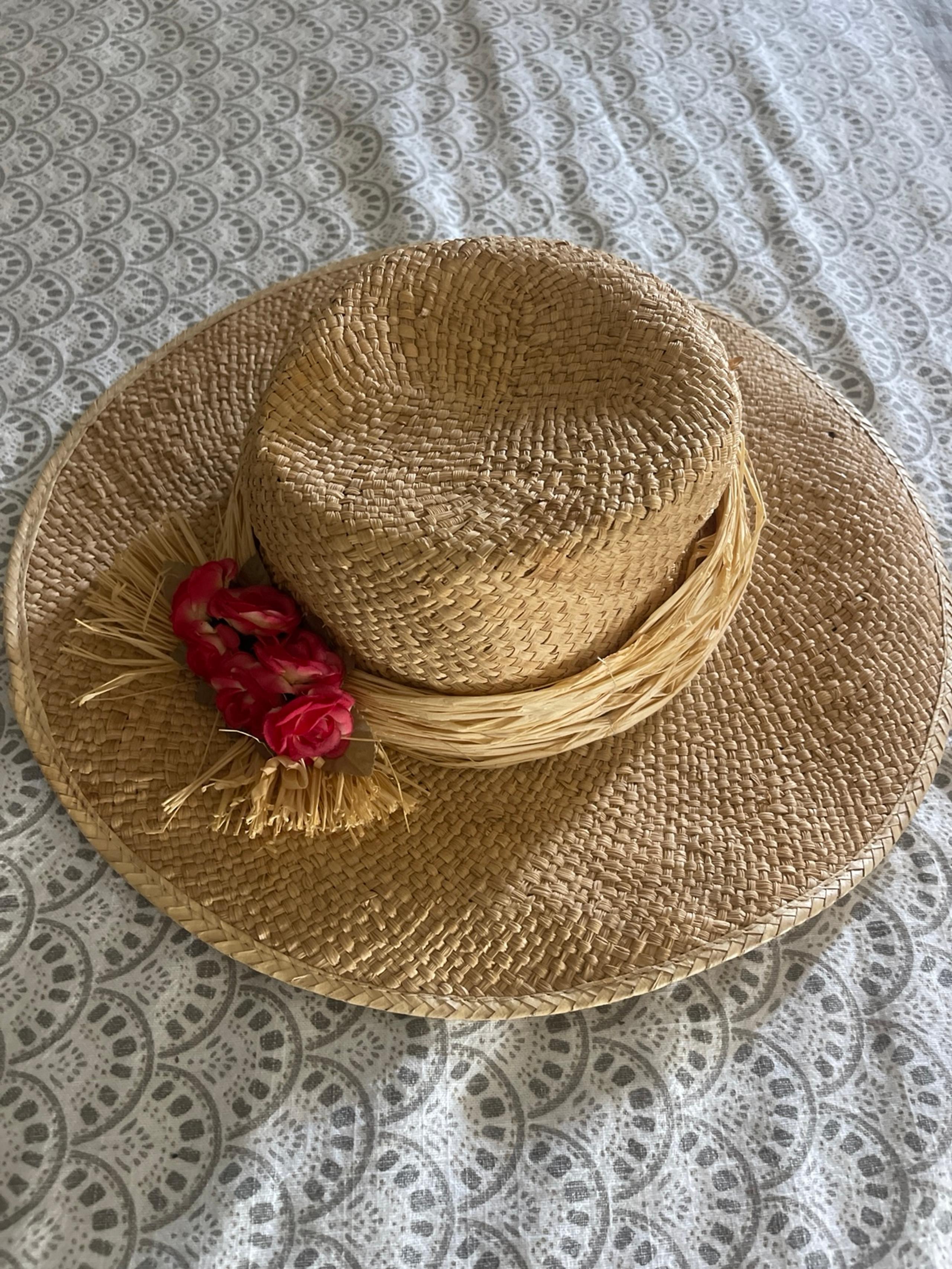 The Scala Collection Womens Wide Brim Woven Natural Straw Sun Hat One Sz