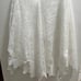 White Lace Ghosts & Spider Webs Poncho