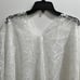 White Lace Ghosts & Spider Webs Poncho