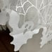 White Lace Ghosts & Spider Webs Poncho