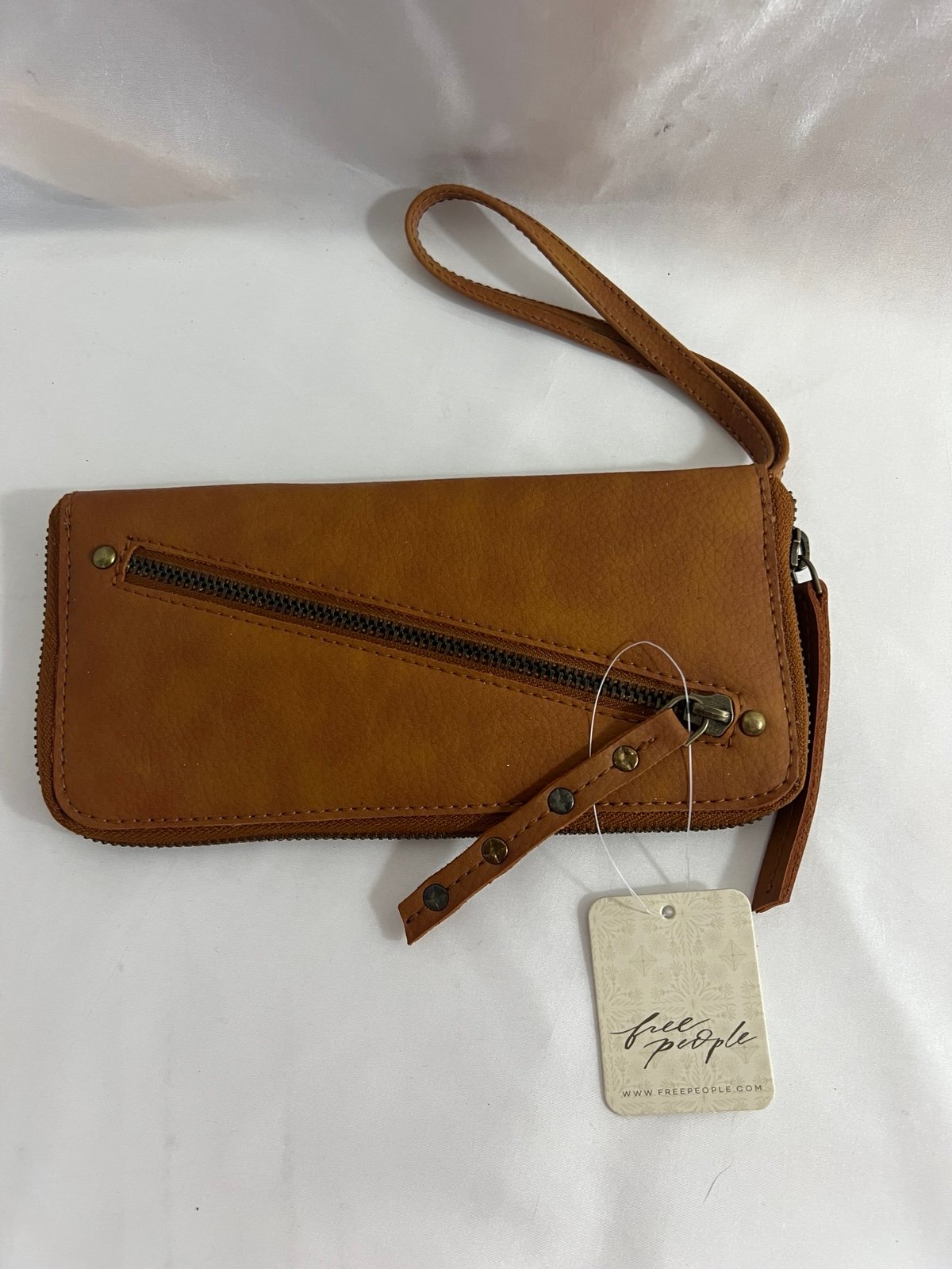 NWT Free People Leather Wristlet