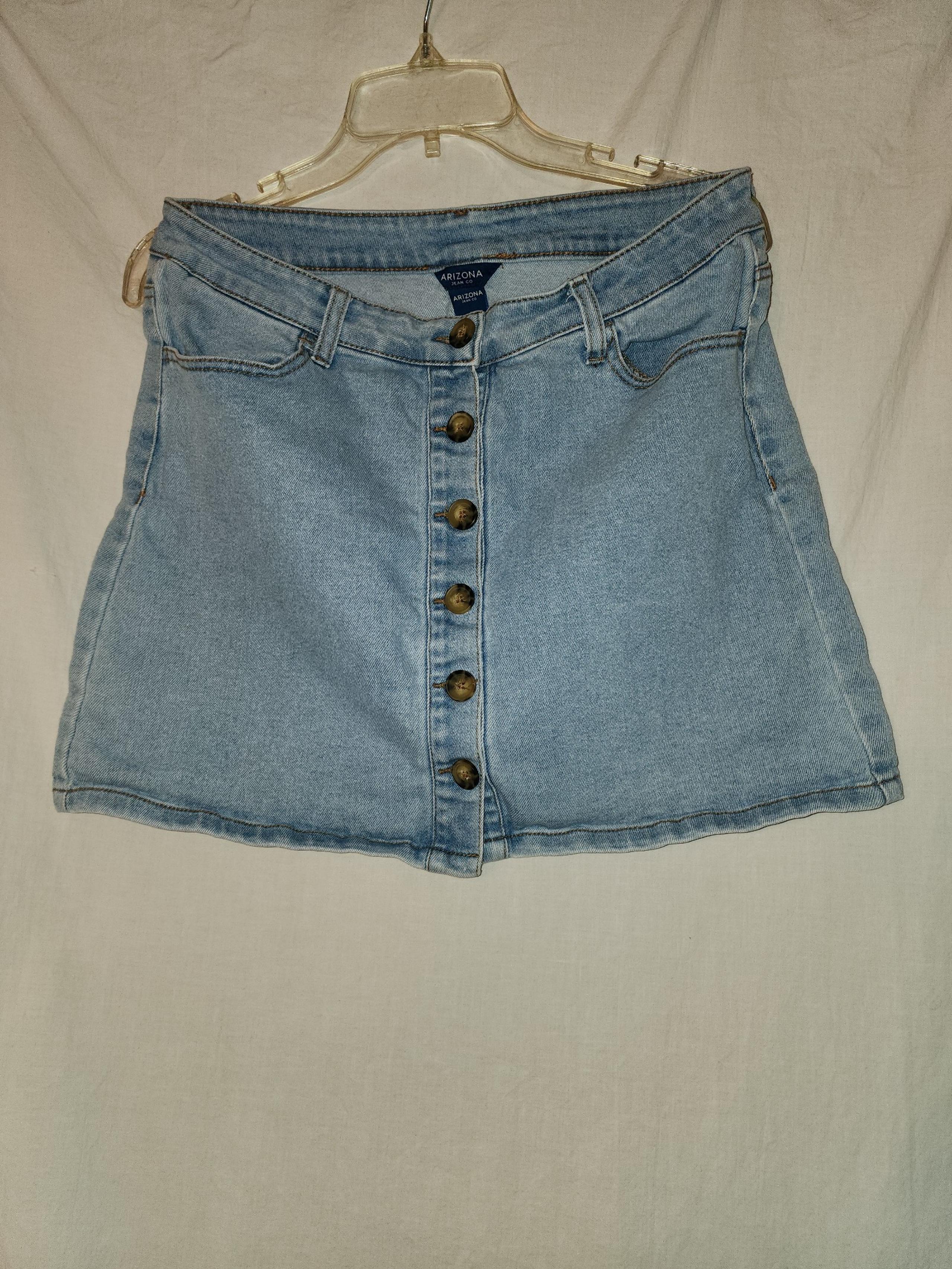 Arizona jean co junior womens size 11 denim mini Skirt