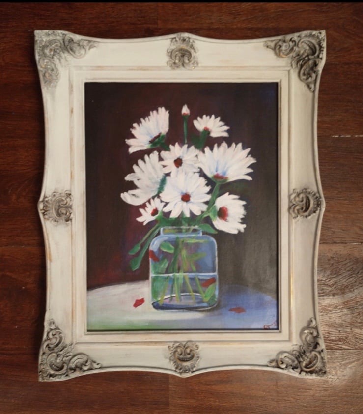 Framed original art painting