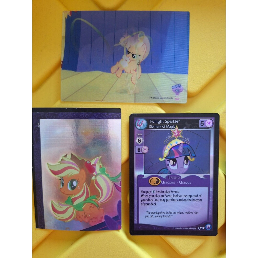 My Little Pony FiM Series 3 Applejack Lenticular Trading Card #L3 54 total card