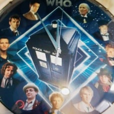 Doctor Who Glass Round Wall Clock