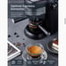FOHERE Steam Espresso Machine, 3.5 Bar 4 Cup, Professional Compact Espresso and