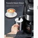 FOHERE Steam Espresso Machine, 3.5 Bar 4 Cup, Professional Compact Espresso and