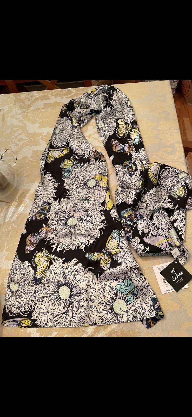 Echo Silk Oblong Scarf (NWT)