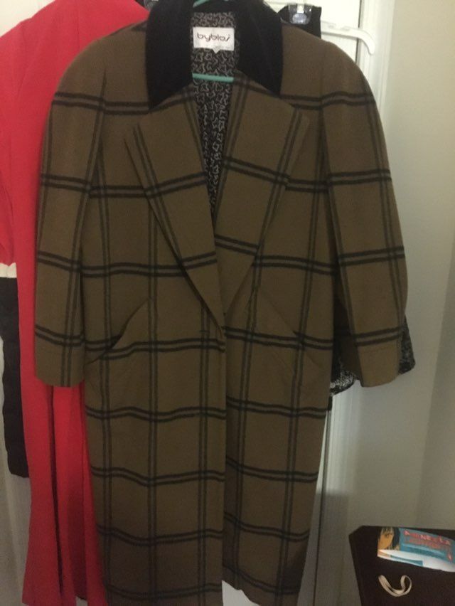 BYBLOS Long One Button Winter Coat