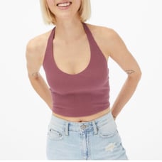Mauve Halter Top Tank