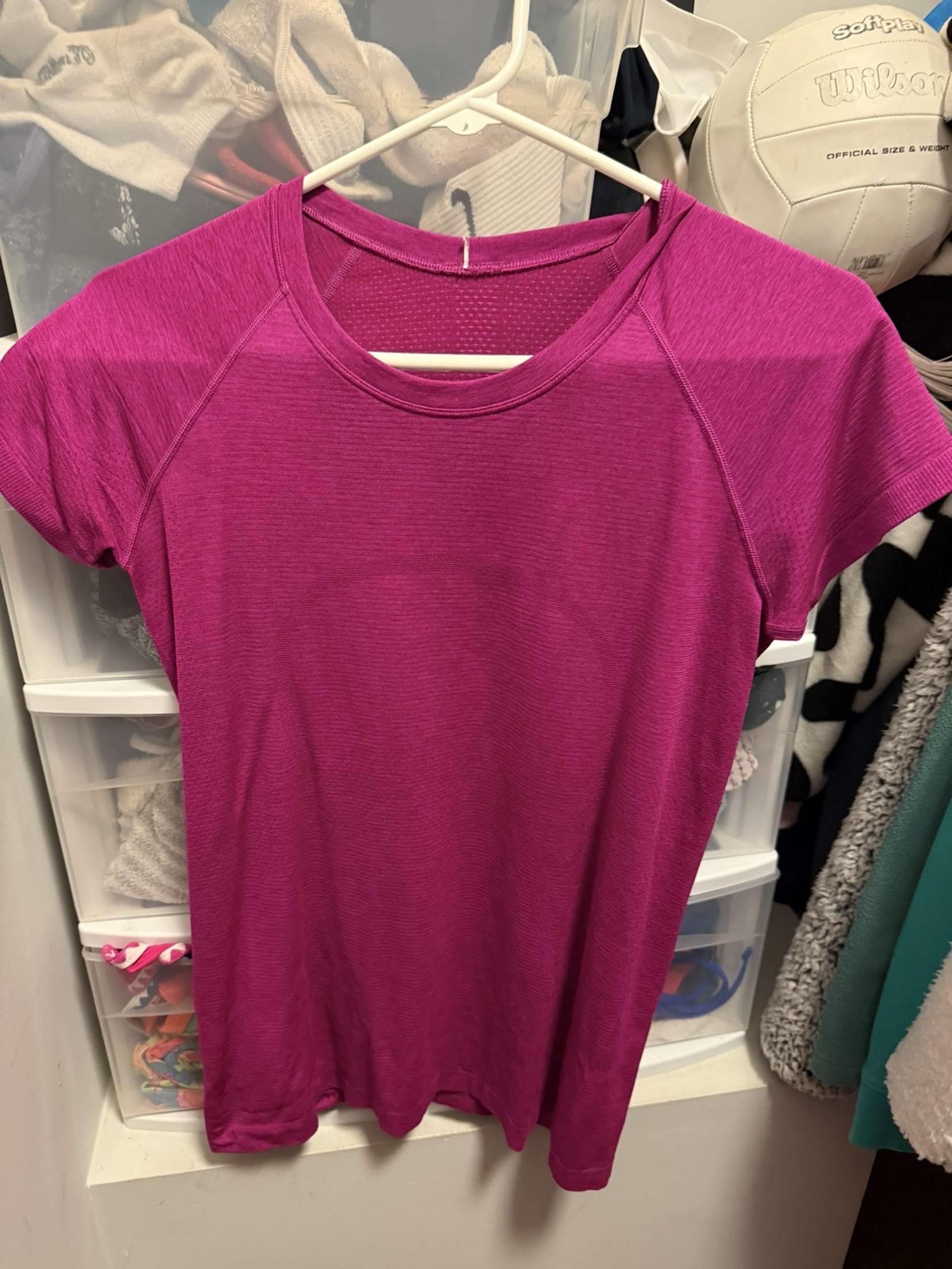 Lululemon Swiftly Tech Athletic shirt.