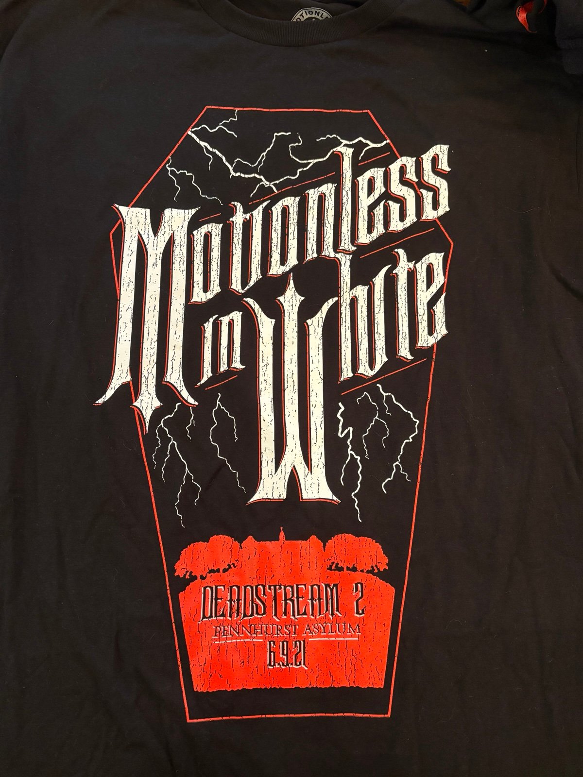 Motionless In White MiW Deadstream 2 Concert T-Shirt Band Merch Size L