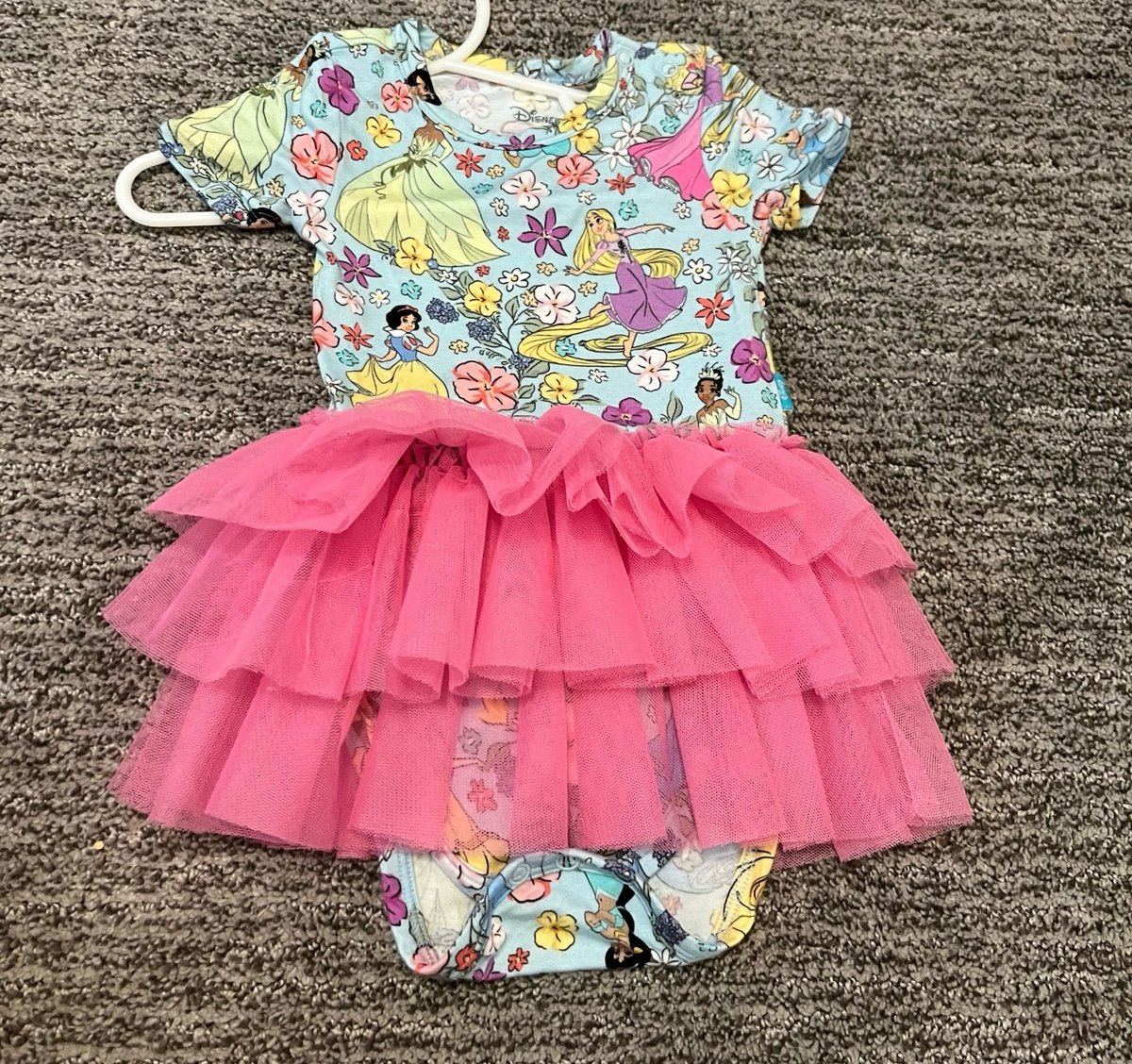 Posh Peanut princesses bodysuit tulle dress