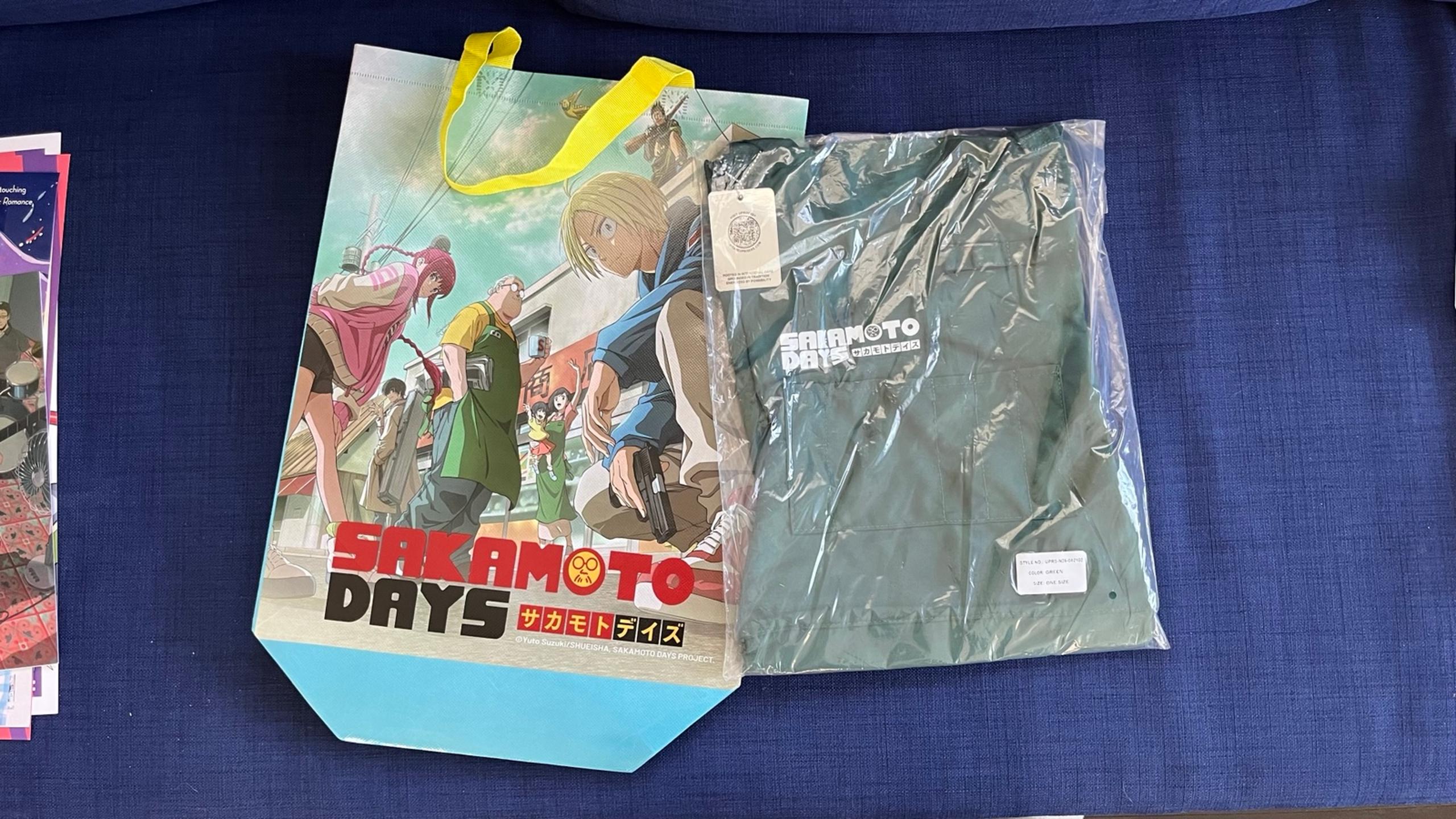 Sakamoto Days tote bag apron